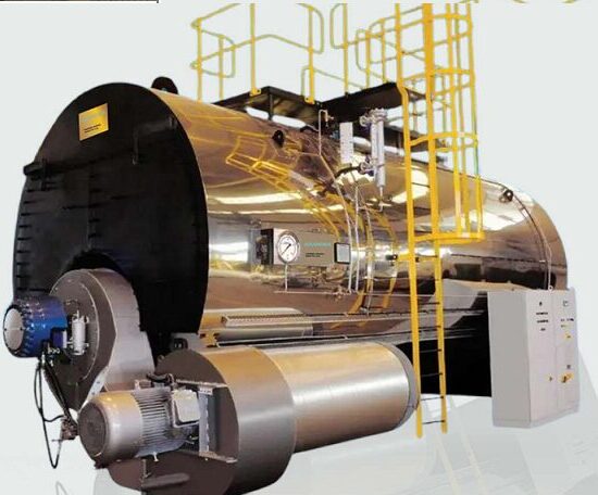 Finished industrial boiler equipment