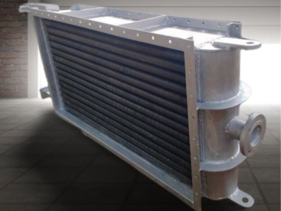 Steam coil air preheater dispatched for process heating